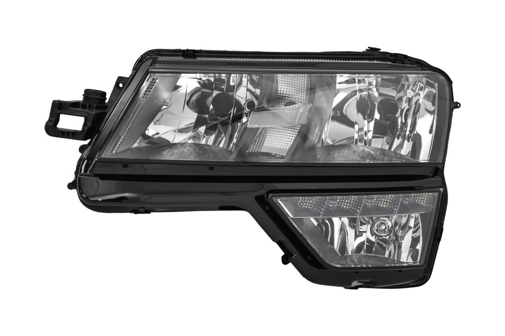 Proiettore Sinistro H7+h7-Elettrico-Con Motore-Con Luce Diurna-Senza Fendinebbia-Led-Versione Varroc Per Skoda Karoq (SK7504914)