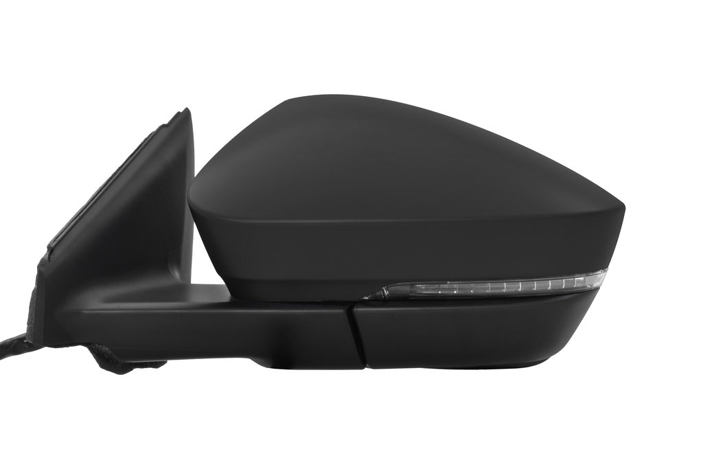 Retrovisore Sinistro-Elettrico-Nero-Termico-Con Fanale-Convesso-6 Pins Per Skoda Karoq (SK7507306)