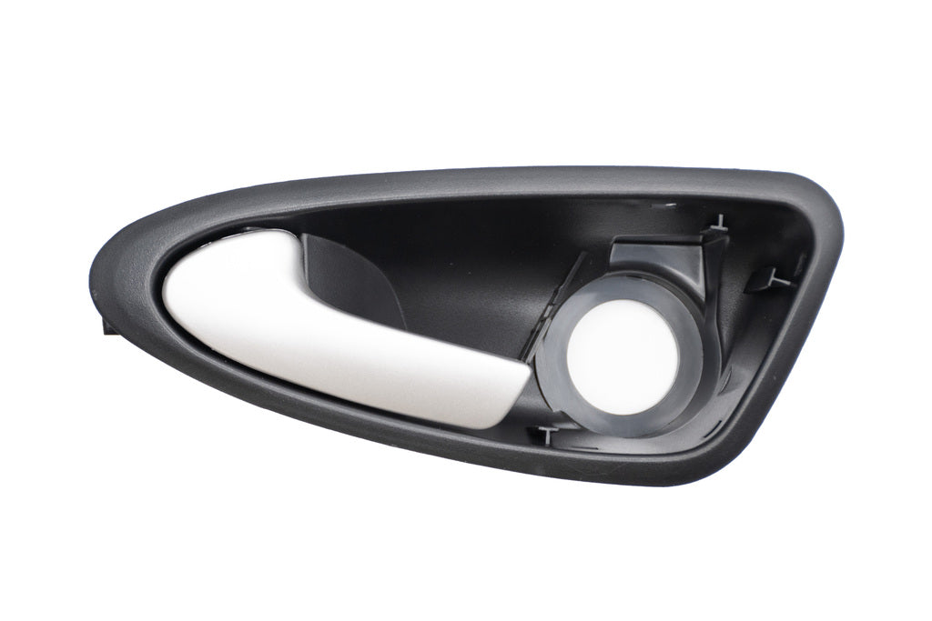 Maniglia Anteriore Sinistra-Interna-Con Leva Argento Scuro-Con Mostrina Nera Per Seat Ibiza (ST0358402)