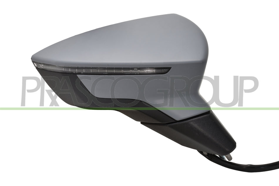 Specchietto Retrovisore Destro Elettrico con Primer Termico Chiudibile con Fanale con BLIS Convesso 10 Pins Per Seat Ibiza dal 2017 al 2021 (ST0397343)