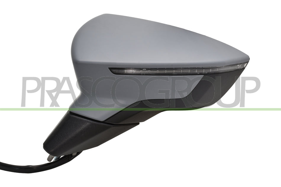 Specchietto Retrovisore Sinistro Elettrico con Primer Termico Chiudibile con Fanale con BLIS Convesso 10 Pins Per Seat Ibiza dal 2017 al 2021 (ST0397344)