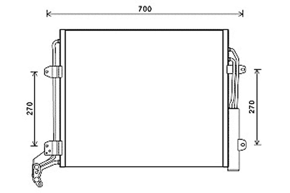 Condensatore Per Seat Alhambra (ST056C001)
