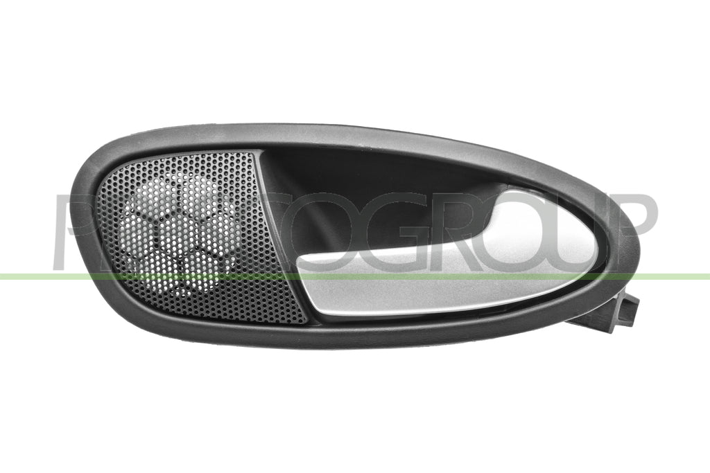 Maniglia Anteriore/Posteriore Destra Interna con Leva Argento Mostrina Nera Per Seat Leon dal 2005 al 2009 (ST4228401)