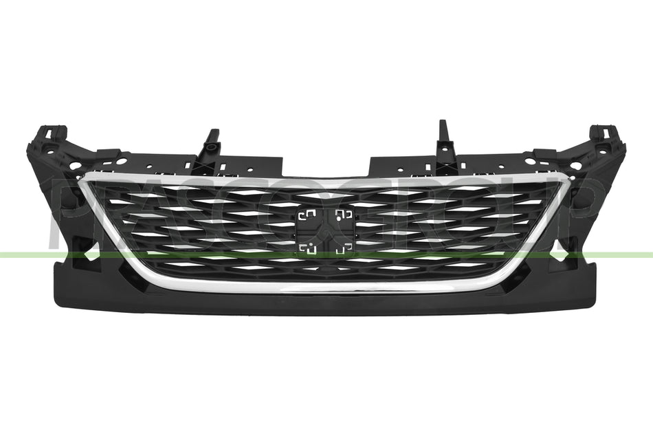 Griglia Radiatore Nera con Cornice Cromata Per Seat Leon dal 2013 al 2016 (ST4262011AQ)