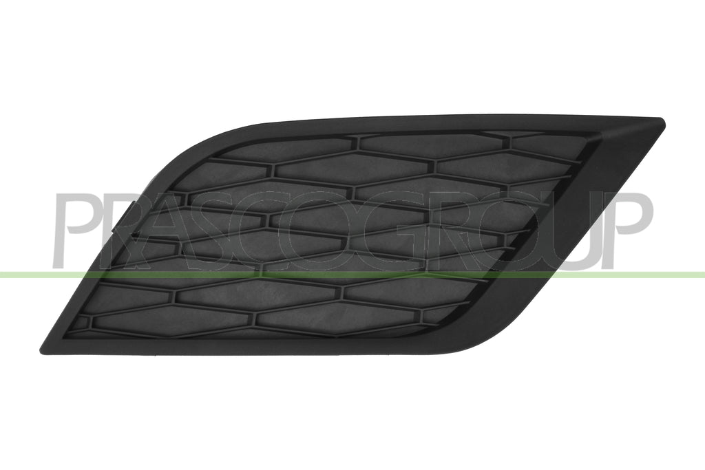 Griglia Destra Paraurti Anteriore Nera Goffrata Per Seat Leon dal 2013 al 2016 (ST4262133)