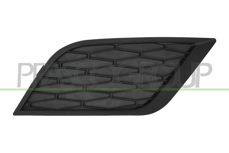 Griglia Destra Paraurti Anteriore Nera Goffrata Per Seat Leon dal 2013 al 2016 (ST4262133)