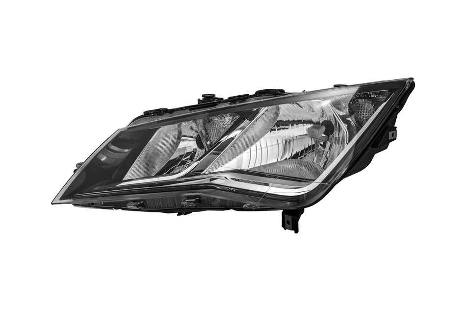 Proiettore Sinistro H7+h7-Elettrico-Con Motore-Nero Per Seat Leon (ST4264904)