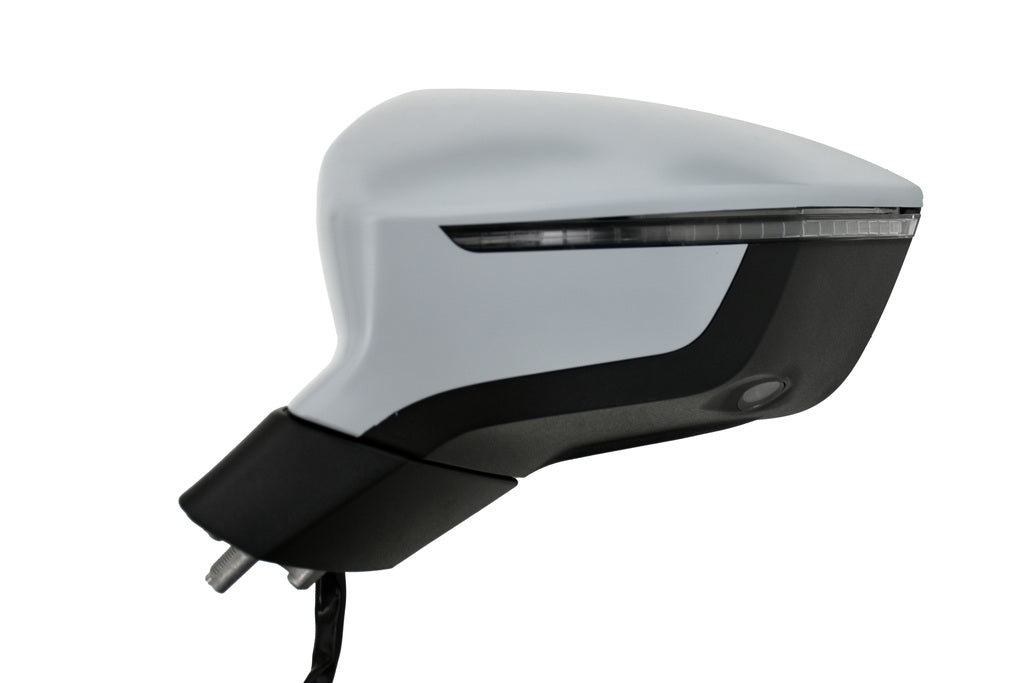 Retrovisore Sinistro-Elettrico-Con Primer-Termico-Chiudibile-Con Fanale-Con Luce Cortesia-Convesso-9 Pins Per Seat Ateca (kh7) (ST8107324)