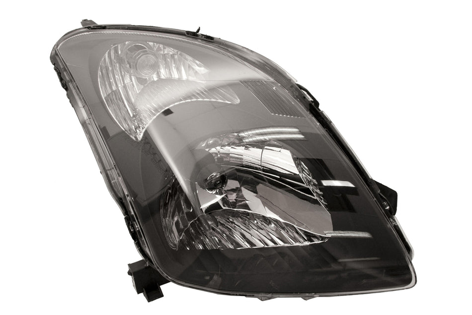 Proiettore Destro H4-Elettrico-Senza Motore-Nero Per Suzuki Swift (SZ0344813)