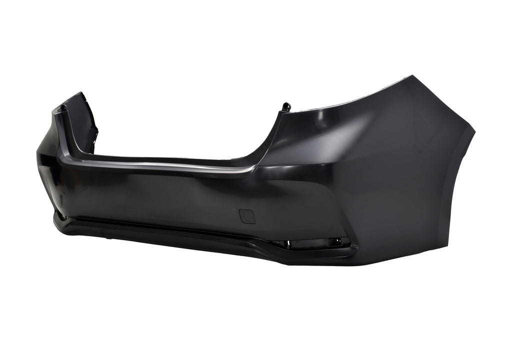 Paraurti Posteriore-Nero-Liscio Da Primerizzare-Con Tappo Coprigancio-Con Tracce Pdc Per Toyota Corolla Sedan (e210) (TY0991051)
