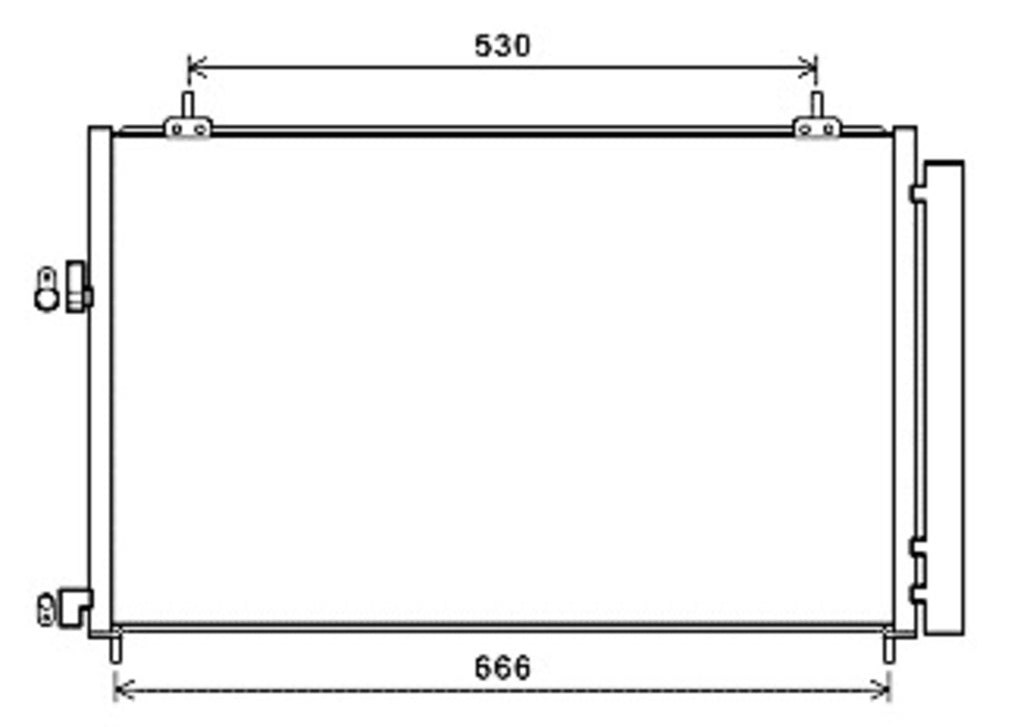 Condensatore Per Toyota Rav 4 (TY290C001)