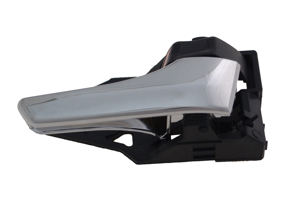 Maniglia Anteriore/posteriore Destra-Interna-Con Leva Cromata-Pulsante Chiusura-Nero-Con Mostrina Nera Per Toyota Rav 4 (TY2918601)