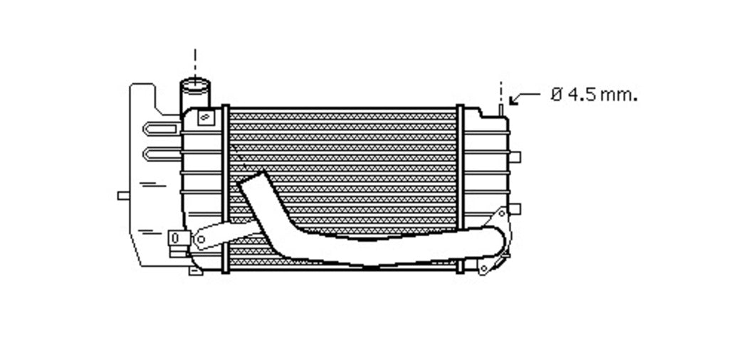Intercooler Per Toyota Yaris (TY325N001)