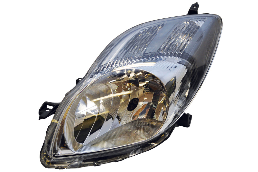 Proiettore Sinistro H4-Elettrico-Senza Motore-Nero Per Toyota Yaris (TY3274824)