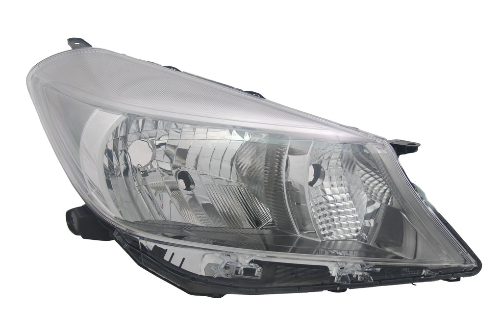 Proiettore Destro H4-Elettrico-Senza Motore-Cromato Per Toyota Yaris (TY3284803)