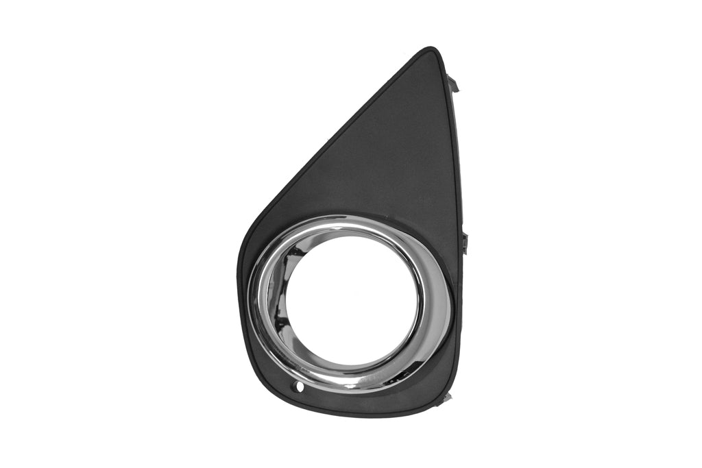 Griglia Sinistra Paraurti Anteriore-Nera-Con Sede Fendi-Con Cornice Cromata Per Toyota Yaris (TY3292144)