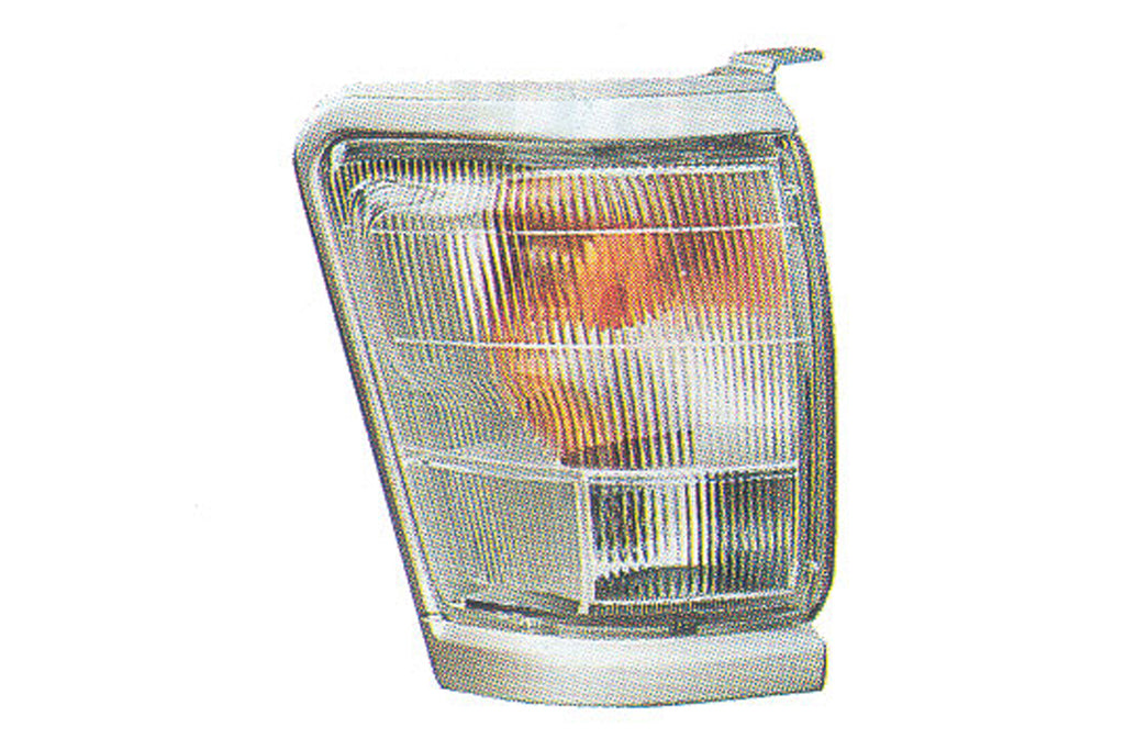 Fanale Anteriore Destro-Bianco-Con Portalampada-Con Bordo Grigio Per Toyota Hilux Pick Up (TY8144023)