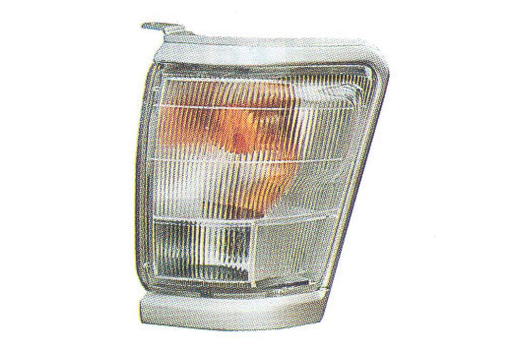 Fanale Anteriore Sinistro-Bianco-Con Portalampada-Con Bordo Grigio Per Toyota Hilux Pick Up (TY8144024)