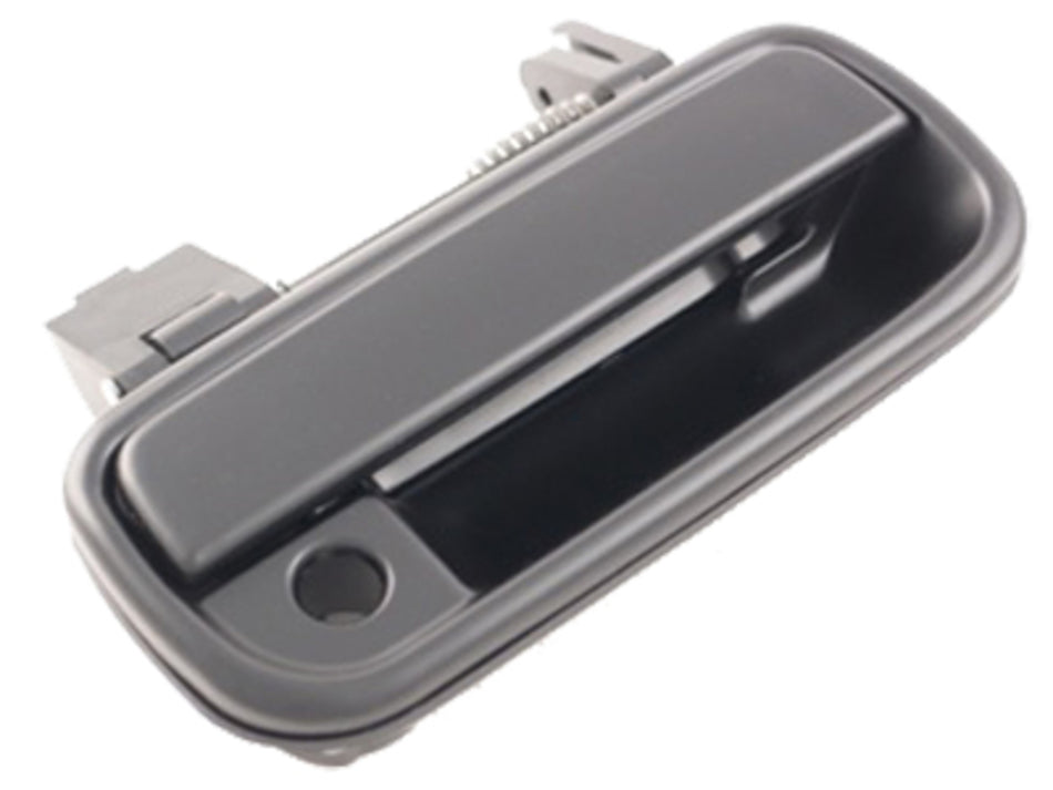 Maniglia Anteriore Destra-Esterna-Nera-Liscia-Con Foro Nottolino Per Toyota Hilux Pick Up (TY8148007)