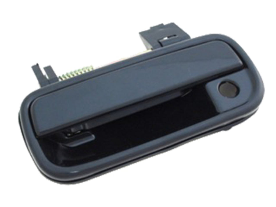 Maniglia Anteriore Sinistra-Esterna-Nera-Liscia-Con Foro Nottolino Per Toyota Hilux Pick Up (TY8148008)