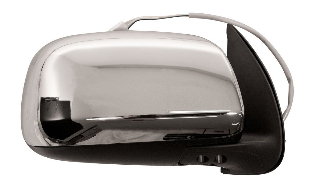 Retrovisore Destro-Elettrico-Nero-Convesso-Con Calotta Cromata Per Toyota Hilux - Vigo Pick Up (TY8187103)