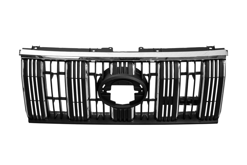 Griglia Radiatore-Nera-Con Modanature Cromate Per Toyota Landcruiser - Prado (TY8562001)