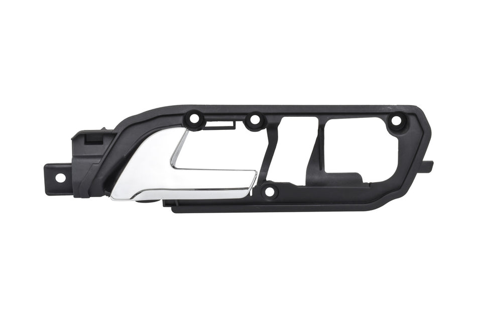 Maniglia Anteriore Sinistra-Interna-Con Leva Cromata-Mostrina Nera Per Volkswagen Polo (VG0218404)