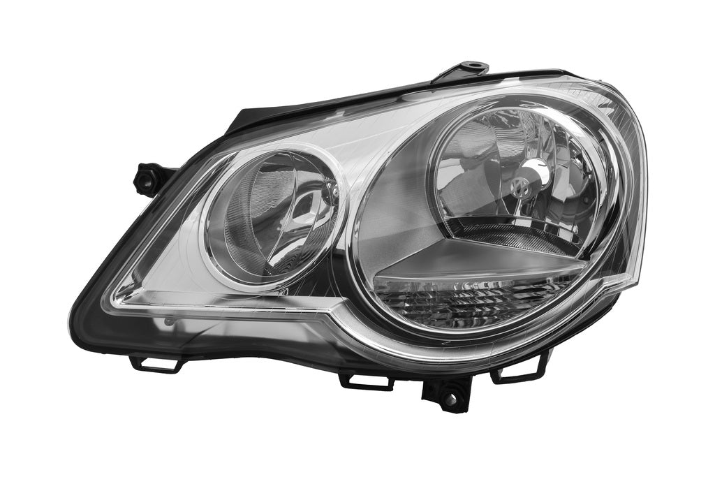 Proiettore Sinistro H1+h7-Elettrico-Cromato-Con Motore Per Volkswagen Polo (VG0224904)