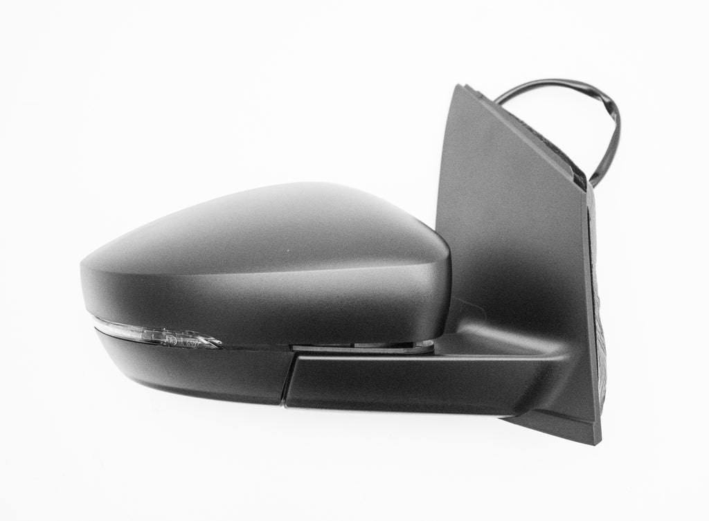 Retrovisore Destro-Elettrico-Nero-Termico-Con Fanale-Convesso-Connettore Rettangolare-10h6p Mod. 12/09 > Per Volkswagen Polo (VG0237135P)