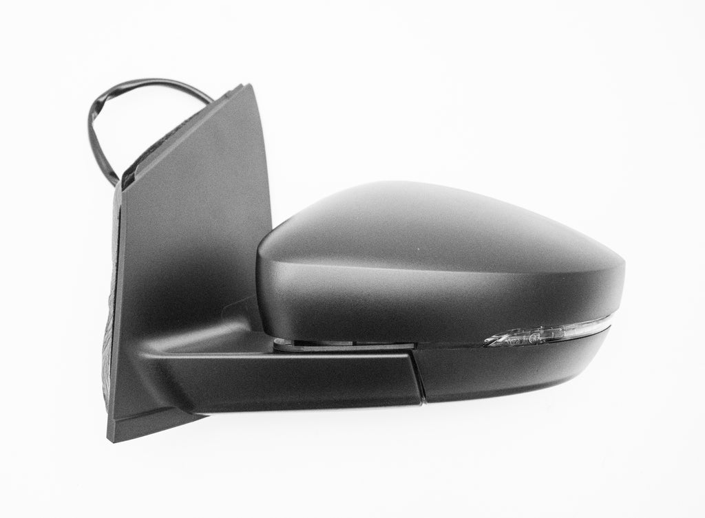 Retrovisore Sinistro-Elettrico-Nero-Termico-Con Fanale-Asferico-Connettore Rettangolare-10h6p Mod. 12/09 > Per Volkswagen Polo (VG0237136P)
