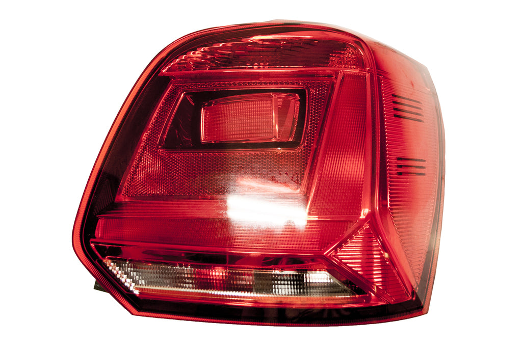 Fanale Posteriore Destro-Senza Portalampada-Bianco-Rosso Per Volkswagen Polo (VG0244153)