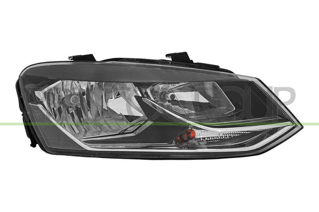 Faro Proiettore Destro H7+H7 Elettrico con Motore Per Volkswagen Polo dal 2014 al 2017 (VG0244903AQ)