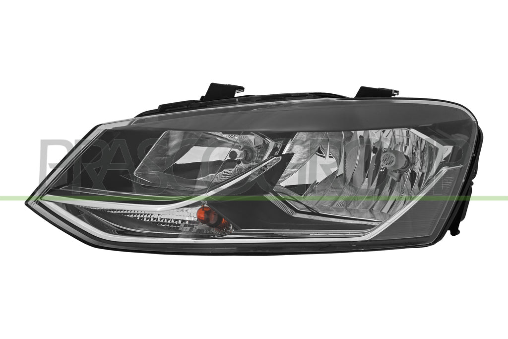 Faro Proiettore Sinistro H7+H7 Elettrico con Motore Per Volkswagen Polo dal 2014 al 2017 (VG0244904AQ)