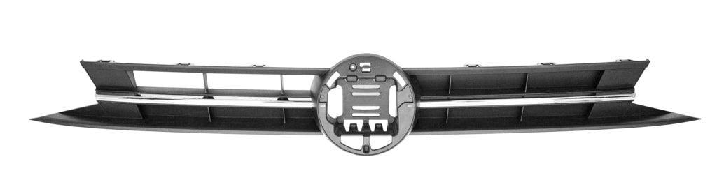 Griglia Radiatore-Nera-Con Modanatura Cromata-Parzialmente Chiusa Per Volkswagen Polo (VG0252011)