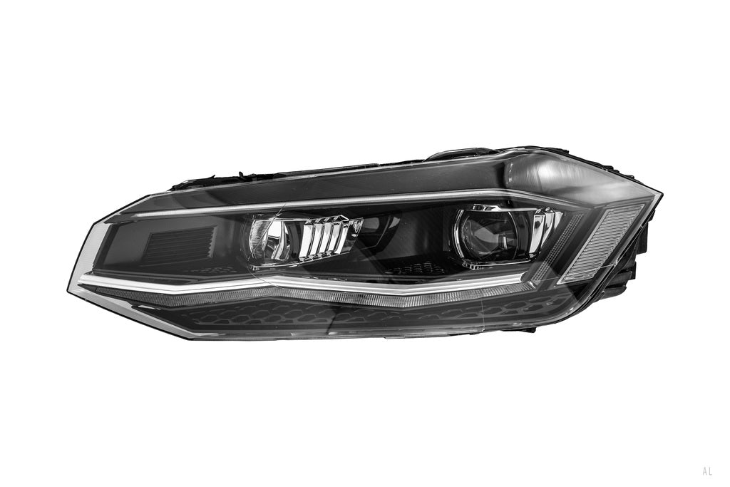 Proiettore Sinistro-Elettrico-Con Motore-Senza Centralina-Bordo Cromato-Full Led-Versione Valeo Per Volkswagen Polo (VG0254914)