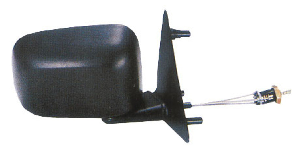 Retrovisore Destro-A Cavi-Nero-Convesso Per Volkswagen Golf Ii (VG0287113)