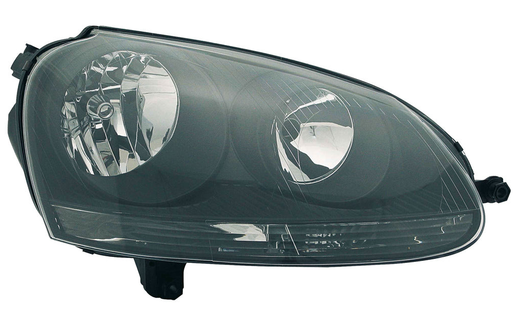 Proiettore Destro H7+h7-Elettrico-Con Motore-Nero Per Volkswagen Golf V (VG0364913)