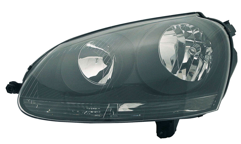 Proiettore Sinistro H7+h7-Elettrico-Con Motore-Nero Per Volkswagen Golf V (VG0364914)