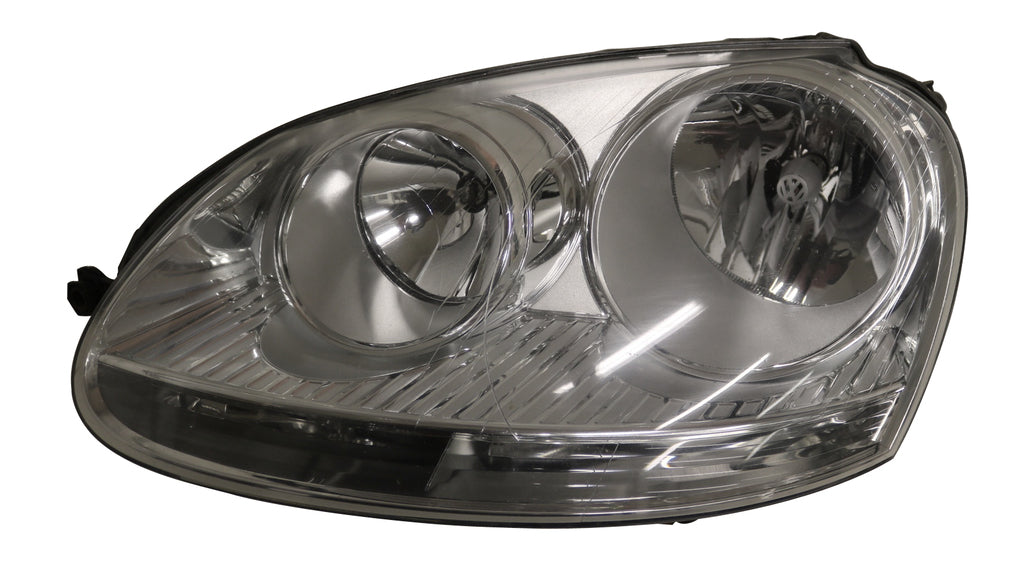 Proiettore Sinistro H7+h7-Elettrico-Con Motore-Cromato Per Volkswagen Golf V (VG0364924)
