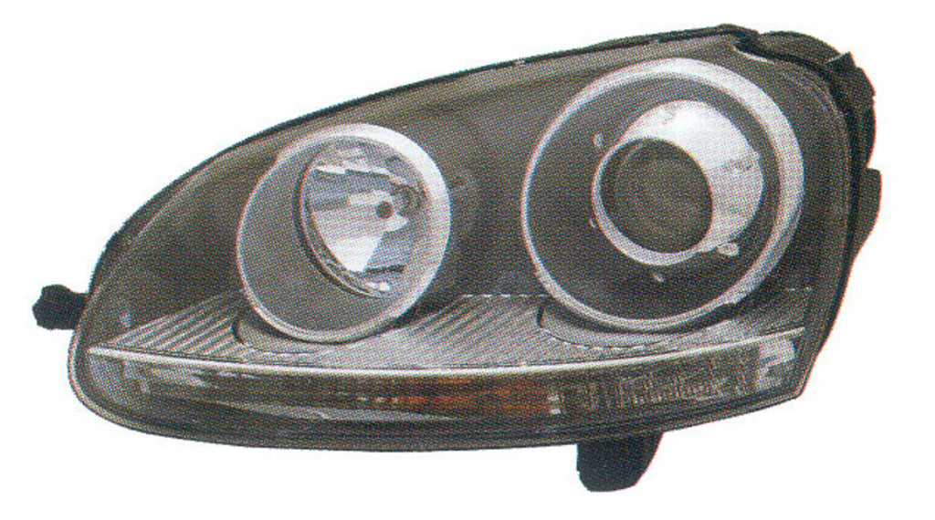 Proiettore Destro Xenon D2s+h7-Elettrico-Con Motore Per Volkswagen Golf V Gti/gtd (VG0374903)