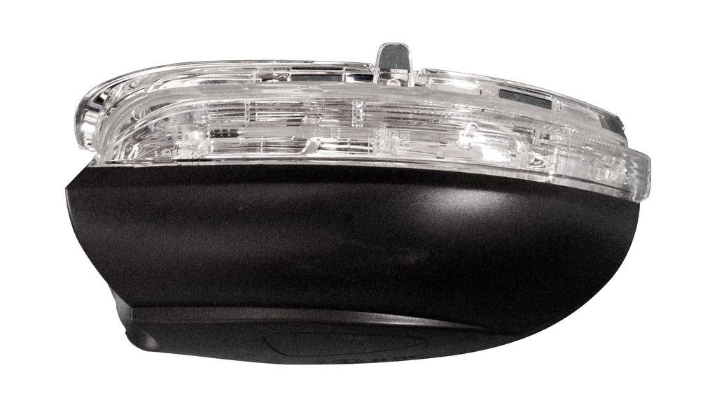 Calotta Retrovisore Sinistro-Inferiore-Nera-Con Fanale Per Volkswagen Golf Vi (VG0387424)