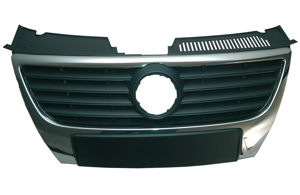 Griglia Radiatore-Con Modanature Nere-Diametro Logo 150mm Per Volkswagen Passat B6 (VG0542001)