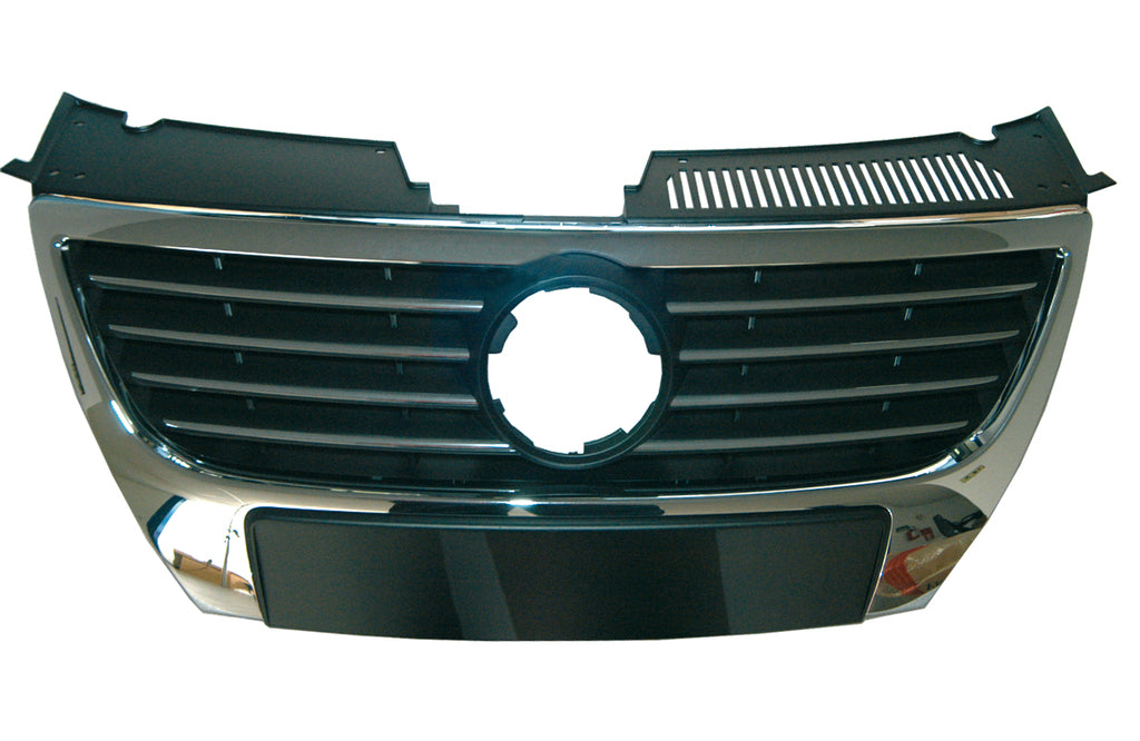 Griglia Radiatore-Con Modanature Cromate-Diametro Logo 150mm Per Volkswagen Passat B6 (VG0542011)