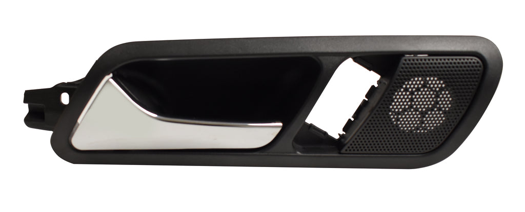 Maniglia Anteriore Sinistra-Interna-Con Leva Cromata-Con Mostrina Nera Per Volkswagen Passat B6 (VG0548402)
