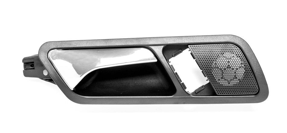 Maniglia Posteriore Destra-Interna-Con Leva Cromata-Con Mostrina Nera Per Volkswagen Passat B6 (VG0548501)