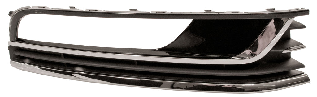 Griglia Destra Paraurti Anteriore-Nera-Lucida-Con Sede Fendi-Con Modanatura Cromata Mod. Highline Per Volkswagen Passat B7 (VG0552143)