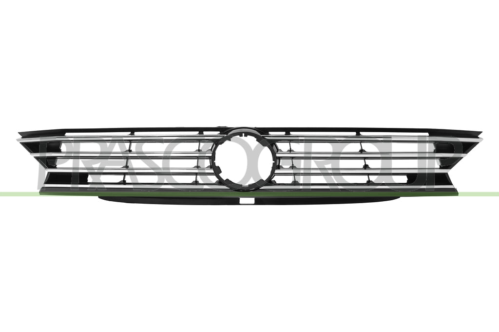 Griglia Radiatore Aperta Nera Lucida con Modanatura Cromata Per Volkswagen Passat B8 dal 2014 al 2019 (VG0562001AQ)