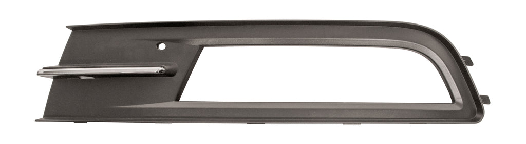 Griglia Sinistra Paraurti Anteriore-Nera-Con Sede Fendi-Con Modanatura Cromata Per Volkswagen Passat B8 (VG0562124)