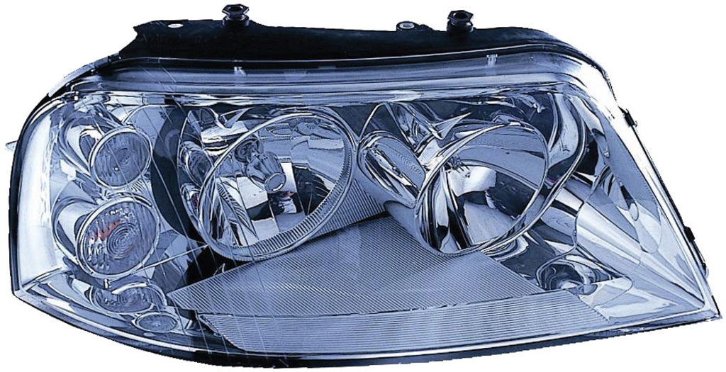 Proiettore Destro H1+h7-Elettrico-Cromato-Con Motore Per Volkswagen Sharan (VG0974903)