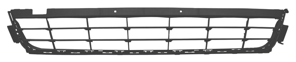 Griglia Paraurti Anteriore-Centrale-Nera-Con Tappo Copri Gancio-Con Fori Cornice Per Volkswagen Sharan (VG1012120)